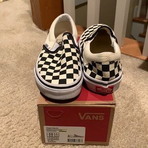 Black & White Vans Sneakers